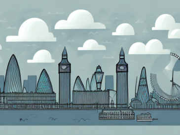 A london cityscape with prominent landmarks
